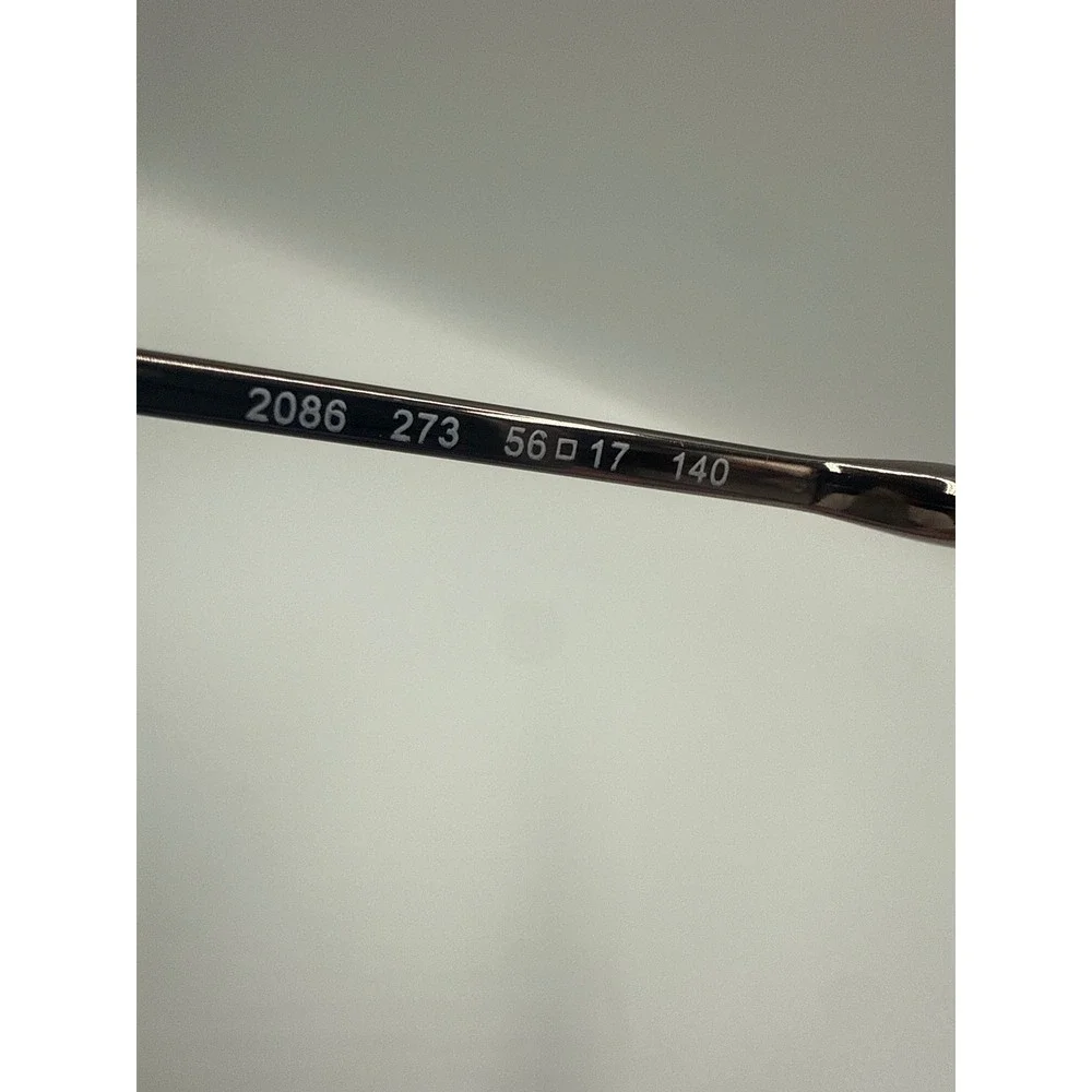 Sferoflex 2086 273‎ Metal Rectangle Sunglasses Gunmetal Frame 56-17-140